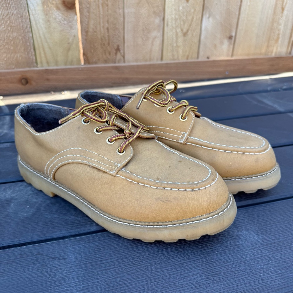 Vintage Y2K Chunky Soho Light Brown Derbys